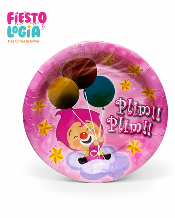 Platos desechables Plim Plim