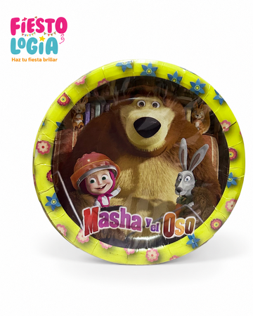 Platos desechables Masha