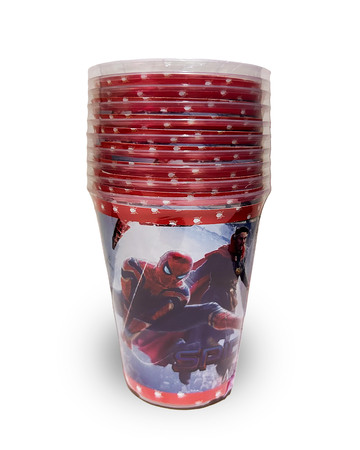 Vaso Spider rojo
